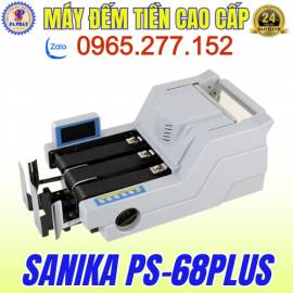 MÁY ĐẾM TIỀN SANIKA PS-68PLUS ( NHẬP KHẨU 2025)