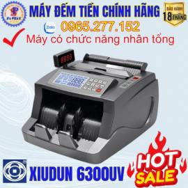 MÁY ĐẾM TIỀN XIUDUN 6300UV