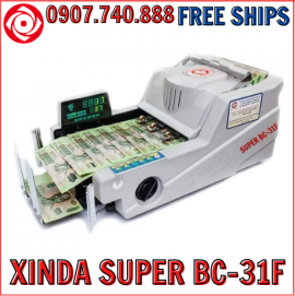 MÁY ĐẾM TIỀN XINDA SUPER BC-31F ( 2 MÔ TƠ ) NHẬP KHẨU 2025