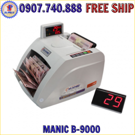 MÁY ĐẾM TIỀN MANIC B-9000