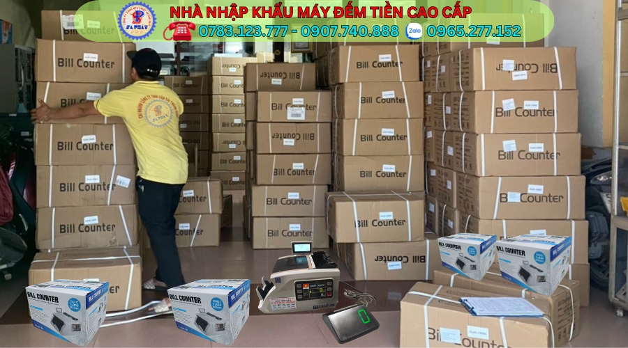 kho máy đếm tiền xiudun nhập khẩu